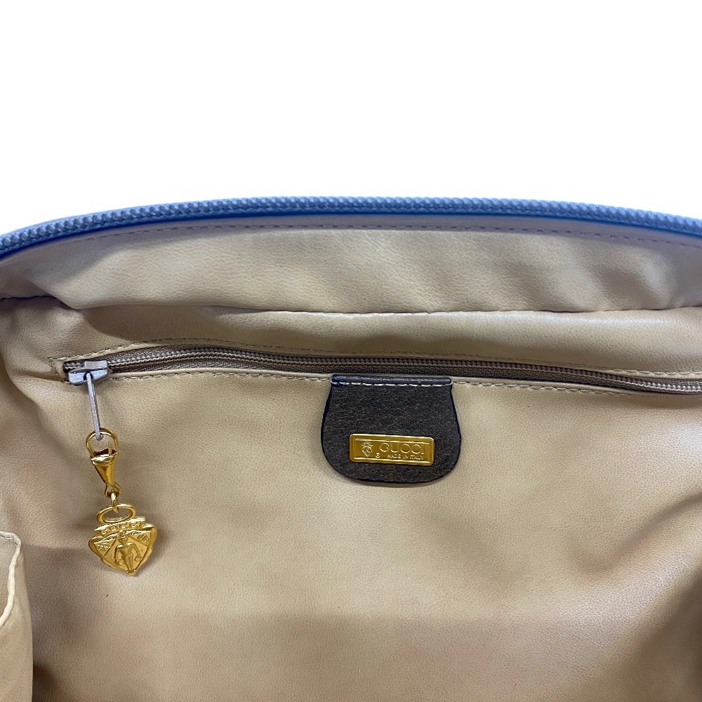 Gucci Interlocking Handbag Brown Plus Leather Gg - image 6